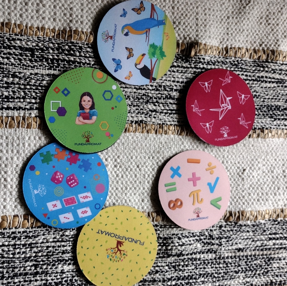 3/$15 Colorful Educational Coasters Set